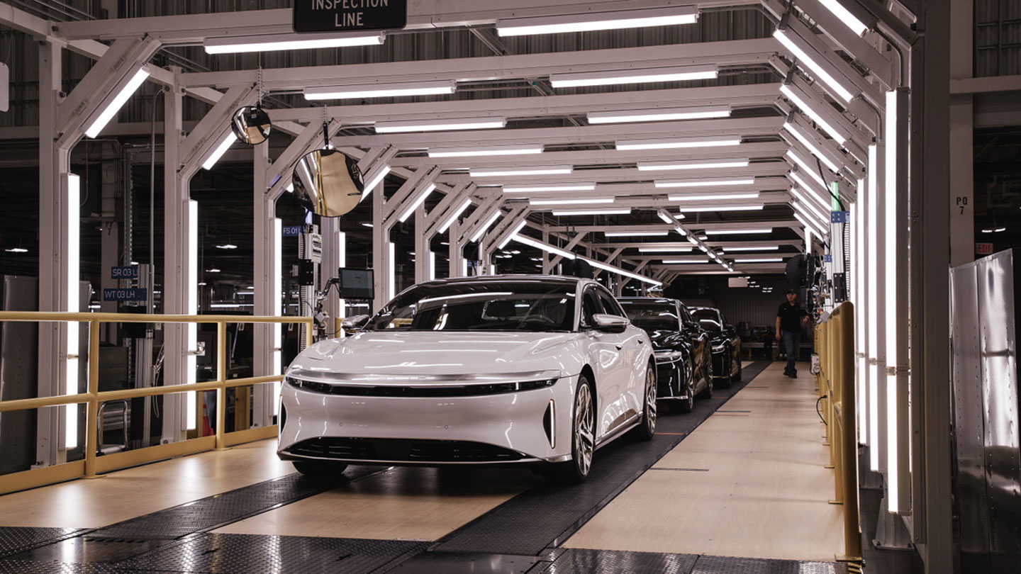 Lucid Air EV production is underway with deliveries in October